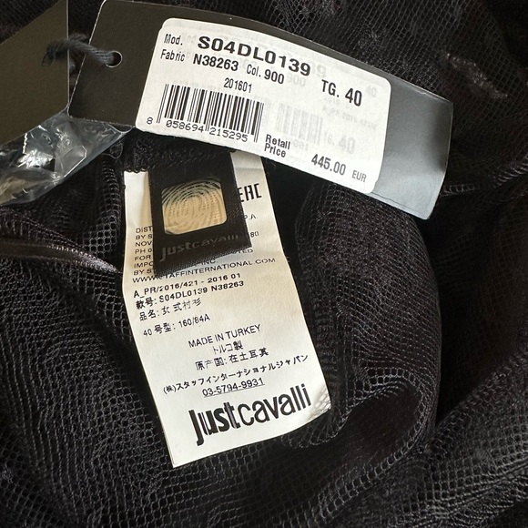 JUST CAVALLI BLOUSE / MADE IN TURKEY - Picture 15 of 17